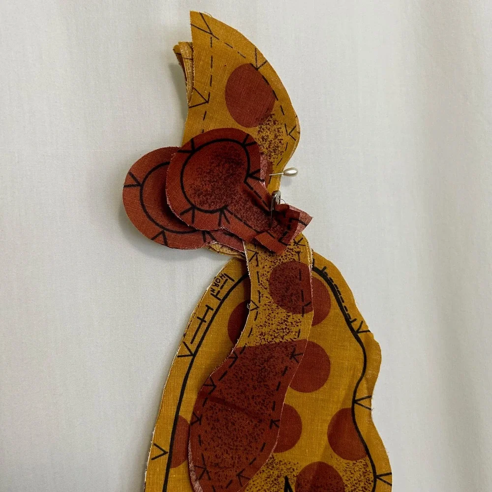 Vintage Giraffe Plush Unfinished‎ Project  Approx. 26